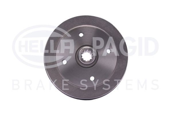 HELLA 8DT 355 301-671 Brake Drum with wheel hub, without wheel bearing, without wheel studs, 262mm