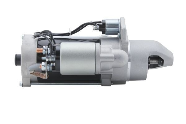 HELLA 8EA012586-521 Starters 24V, 4kW, Number of Teeth: 10, Ø 89 mm, with integrated relay