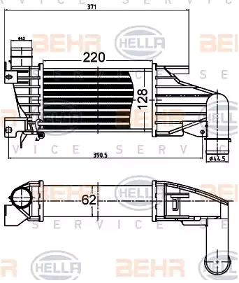 HELLA 8ML 376 988-404 Intercooler IVECO experience and price