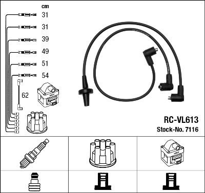 Great value for money - NGK Ignition Cable Kit 7116