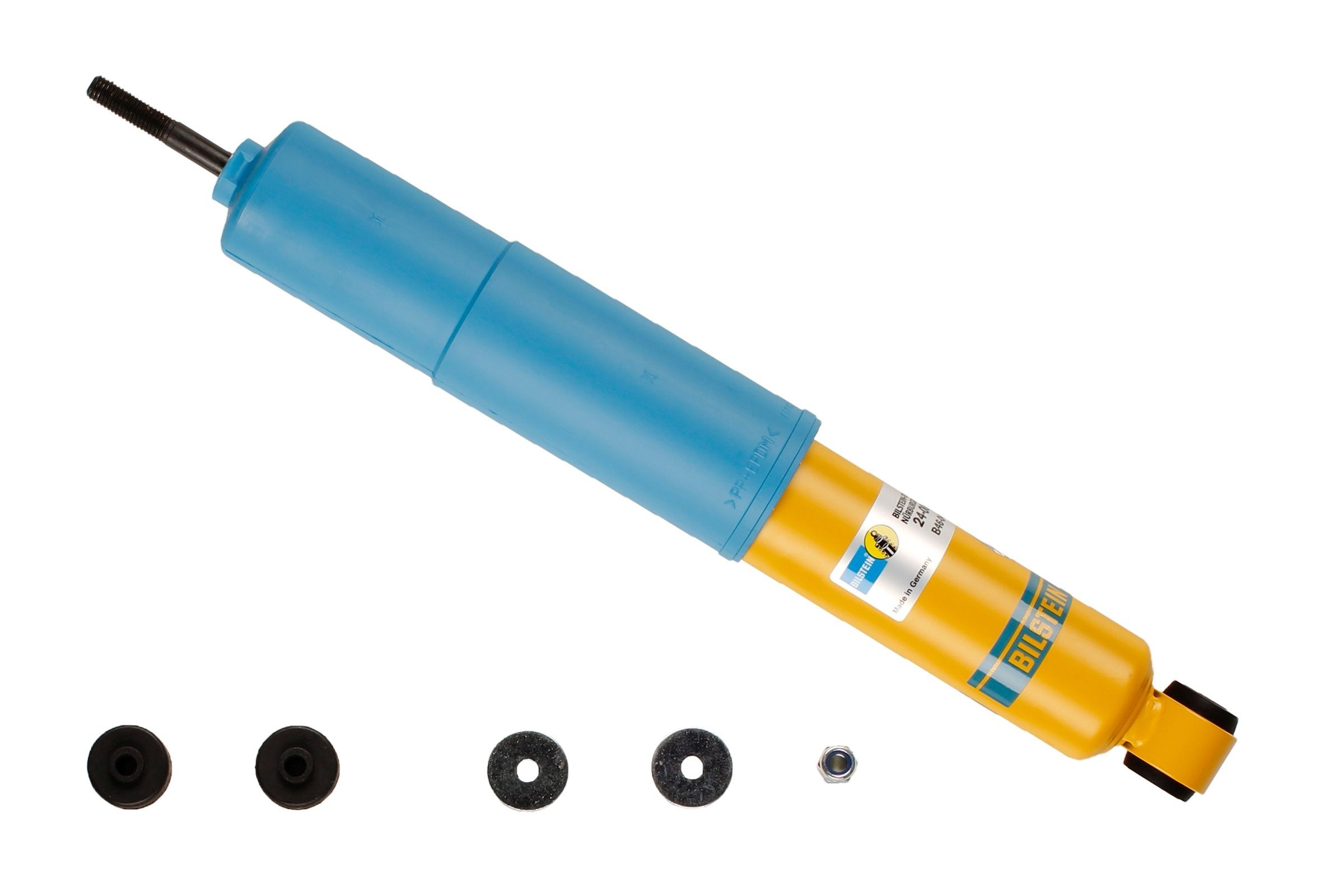 BILSTEIN - B6 Performance 24-004633 Shock absorber Front Axle, Gas Pressure, Monotube, Absorber does not carry a spring, Bottom eye, Top pin
