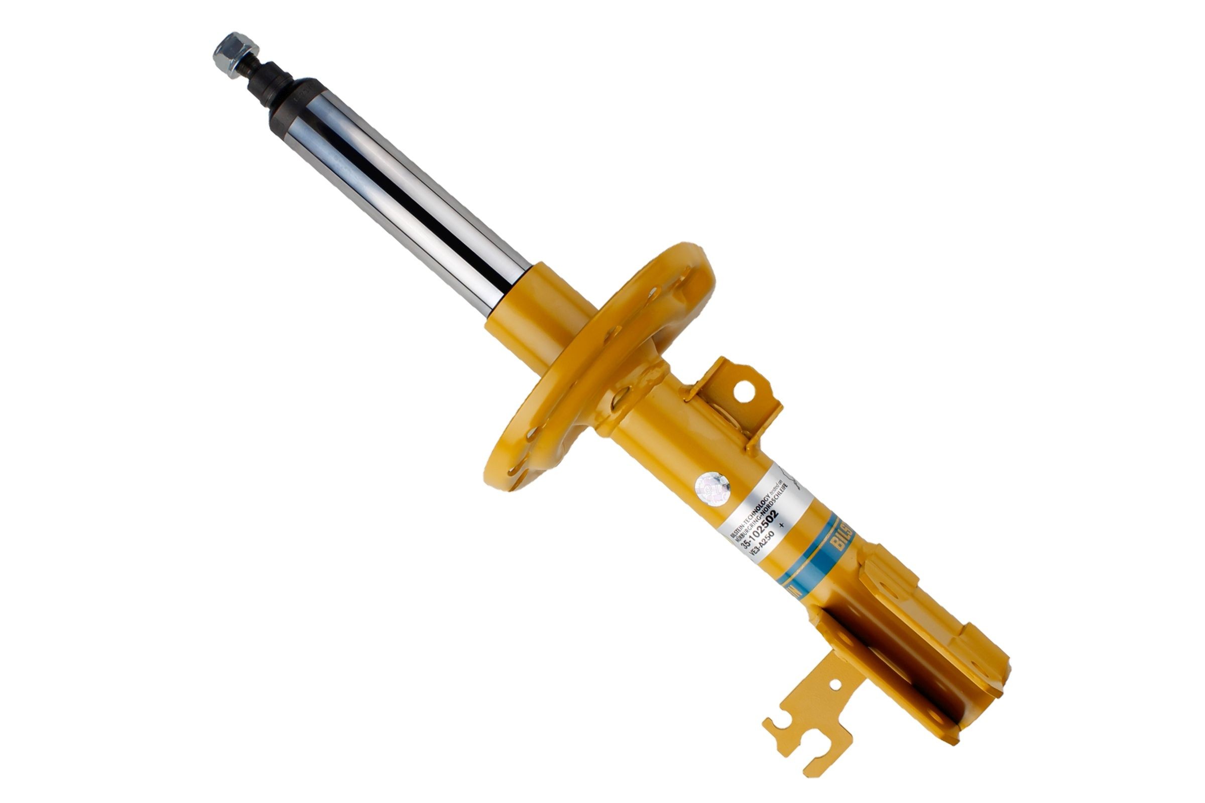 BILSTEIN - B6 Performance 35-102502 Shock absorber Front Axle Left, Gas Pressure, Single Tube Upside Down, Suspension Strut, Top pin, Bottom Clamp