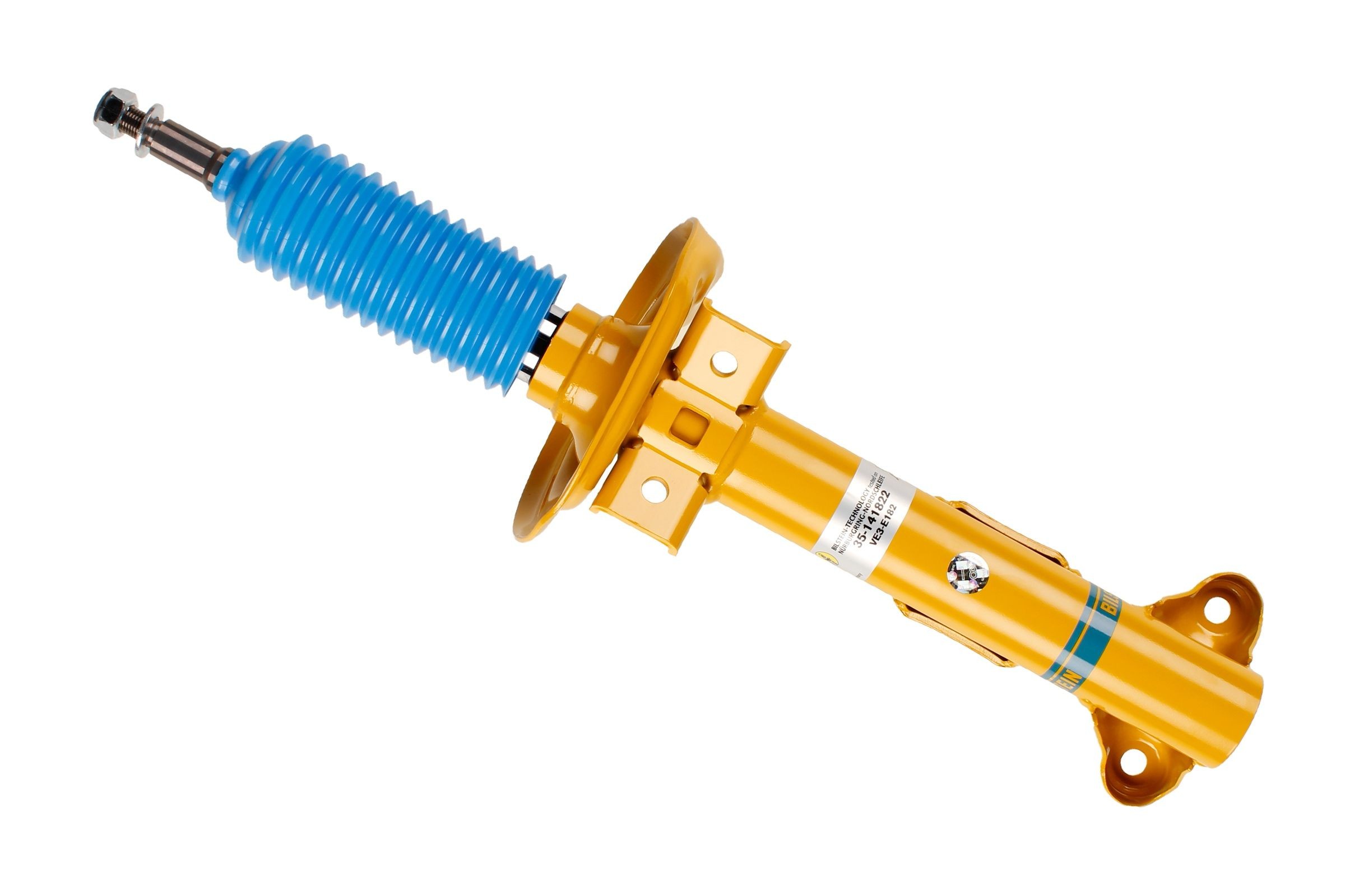 BILSTEIN - B6 Performance 35-141822 Shock absorber Front Axle, Gas Pressure, Single Tube Upside Down, Suspension Strut, Top pin, Bottom Clamp