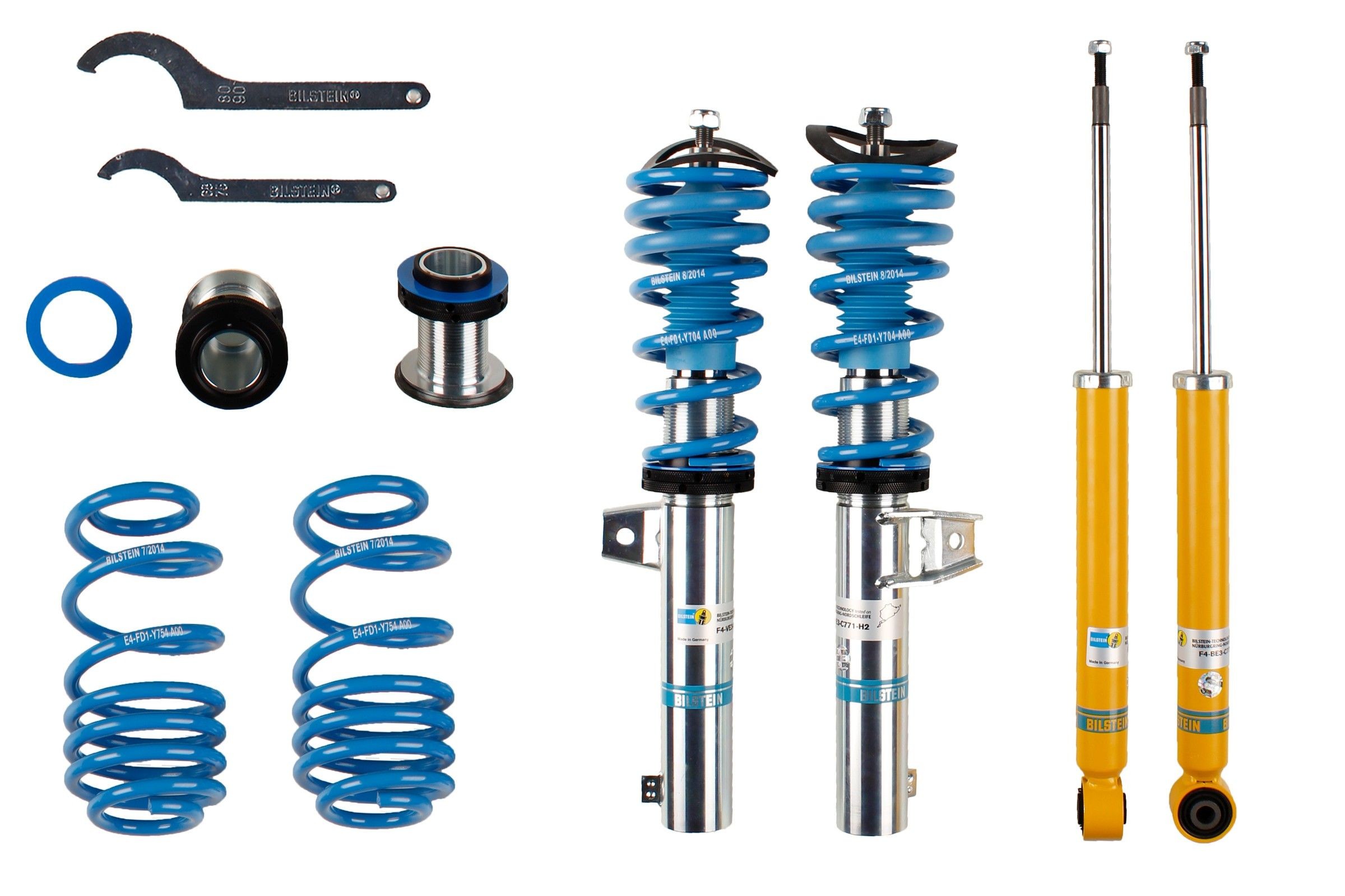 BILSTEIN 47-127708 Suspension kit, coil springs / shock absorbers Skoda Superb 3t