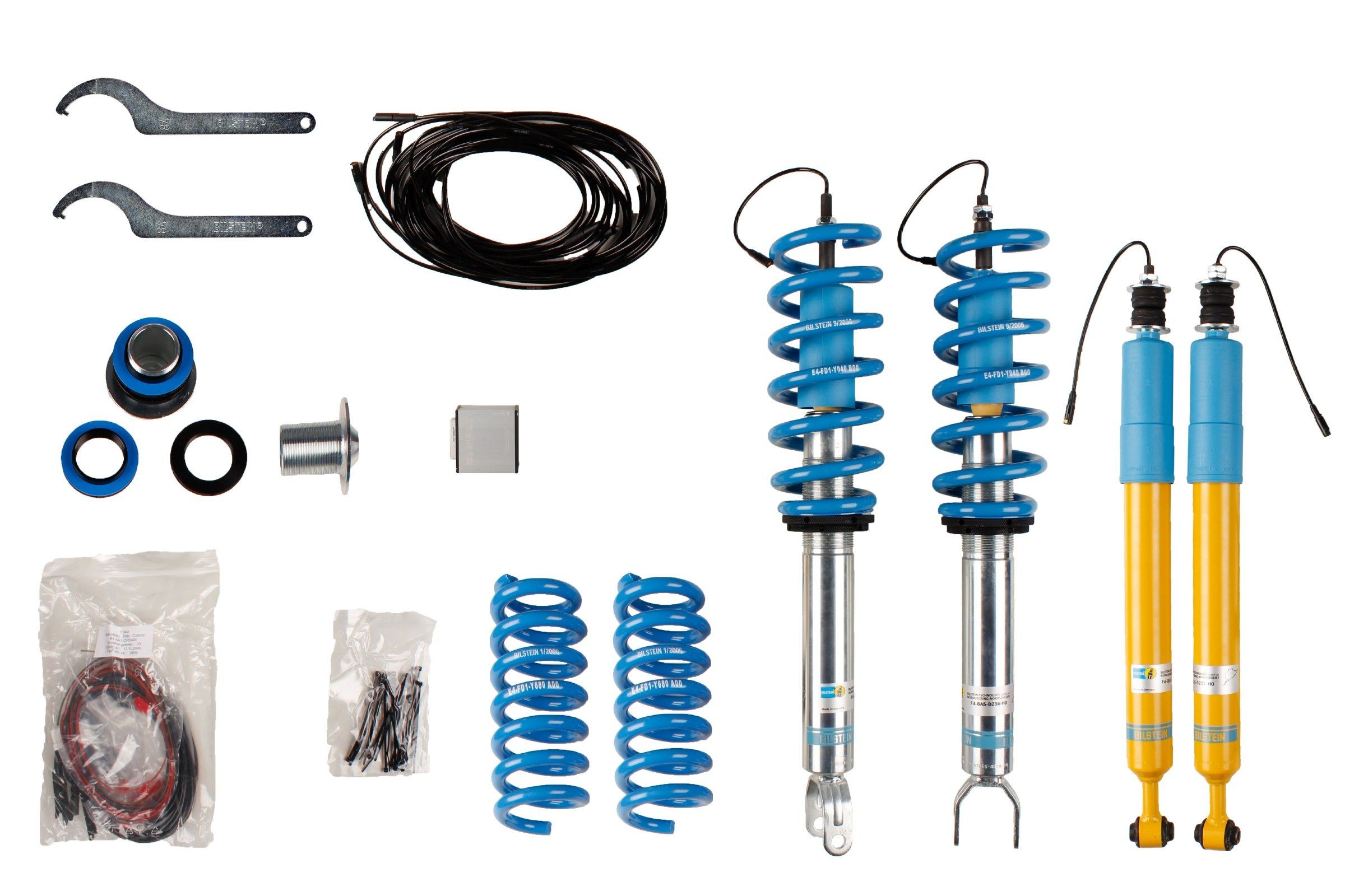 Suspension Kit, coil springs / shock absorbers 49-132380 Mercedes W211 E63AMG (211.077) 514hp 378kW MY 2008