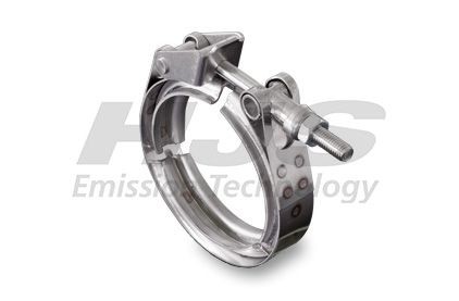 HJS 90605195 Exhaust silencer clamp BMW 3 Compact (E46) 320 td 150 hp Diesel 2002