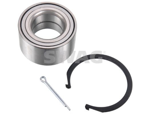 90 93 1183 SWAG Wheel bearings KIA Front Axle Left, Front Axle Right, with retaining ring, 70 mm, Angular Ball Bearing