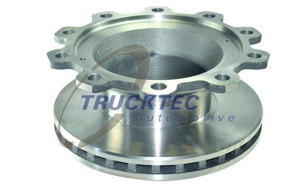 TRUCKTEC AUTOMOTIVE 90.35.008 Brake disc Rear Axle, Front Axle, 377x45mm, 10x335, internally vented