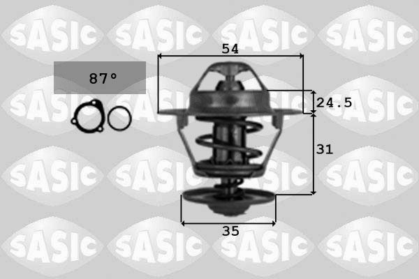 SASIC 9000334 Termostato motore 056.121.113D