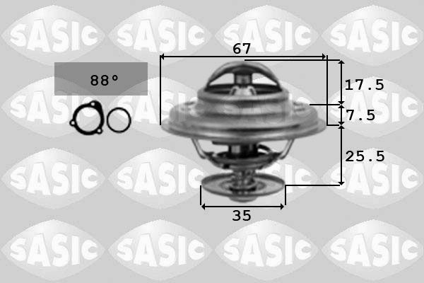 SASIC 9000335 Engine thermostat 067 121 113