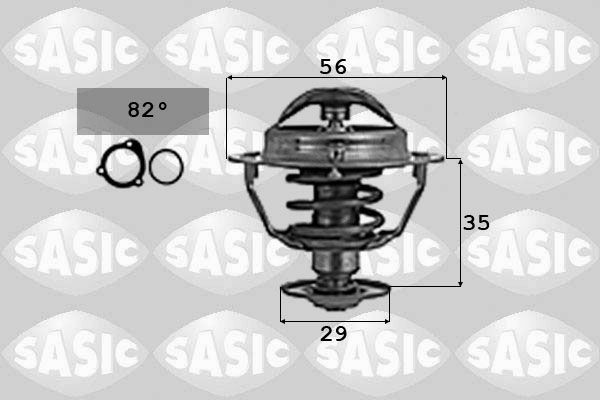 SASIC 9000737 Engine thermostat 9091603123