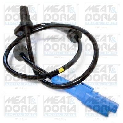 MEAT & DORIA 90633 ABS sensor Rear Axle Right, Rear Axle Left, Active sensor, 2-pin connector, 694mm