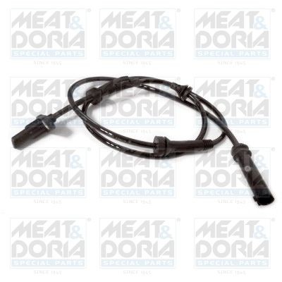 MEAT & DORIA 90648 ABS sensor Front Axle Right, Front Axle Left, Active sensor, 2-pin connector, 960mm, 1021mm, oval