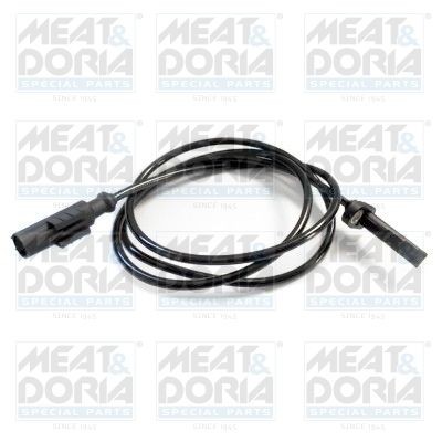 MEAT & DORIA 90659 ABS sensor Front Axle Right, Front Axle Left, Active sensor, 2-pin connector, 1250mm, oval