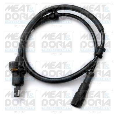 MEAT & DORIA 90667 ABS sensor Rear Axle Left, Inductive Sensor, 2-pin connector, 650mm, 1,1 kOhm, 35,5mm, round