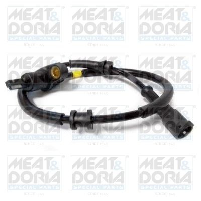 MEAT & DORIA 90668 ABS sensor Rear Axle Right, 2-pin connector, 500mm, round