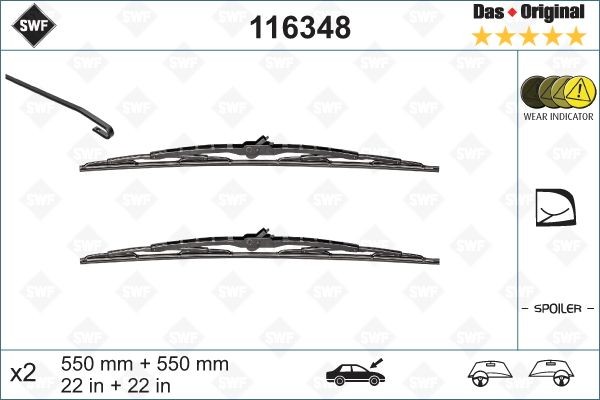 Porsche 718 Wiper 1048812 SWF 116348 online buy