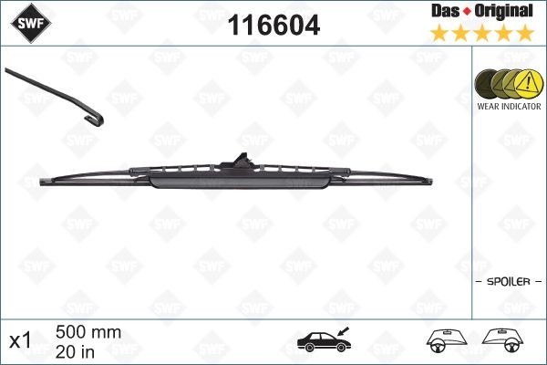 Nissan 200 SX Wiper 1048838 SWF 116604 online buy