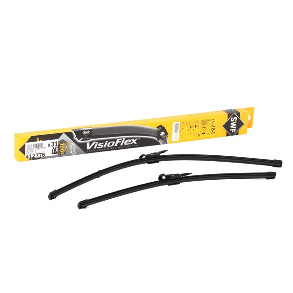 SWF VisioFlex 119284 Wiper blade 600, 475 mm Front, Beam, with spoiler, for left-hand drive vehicles