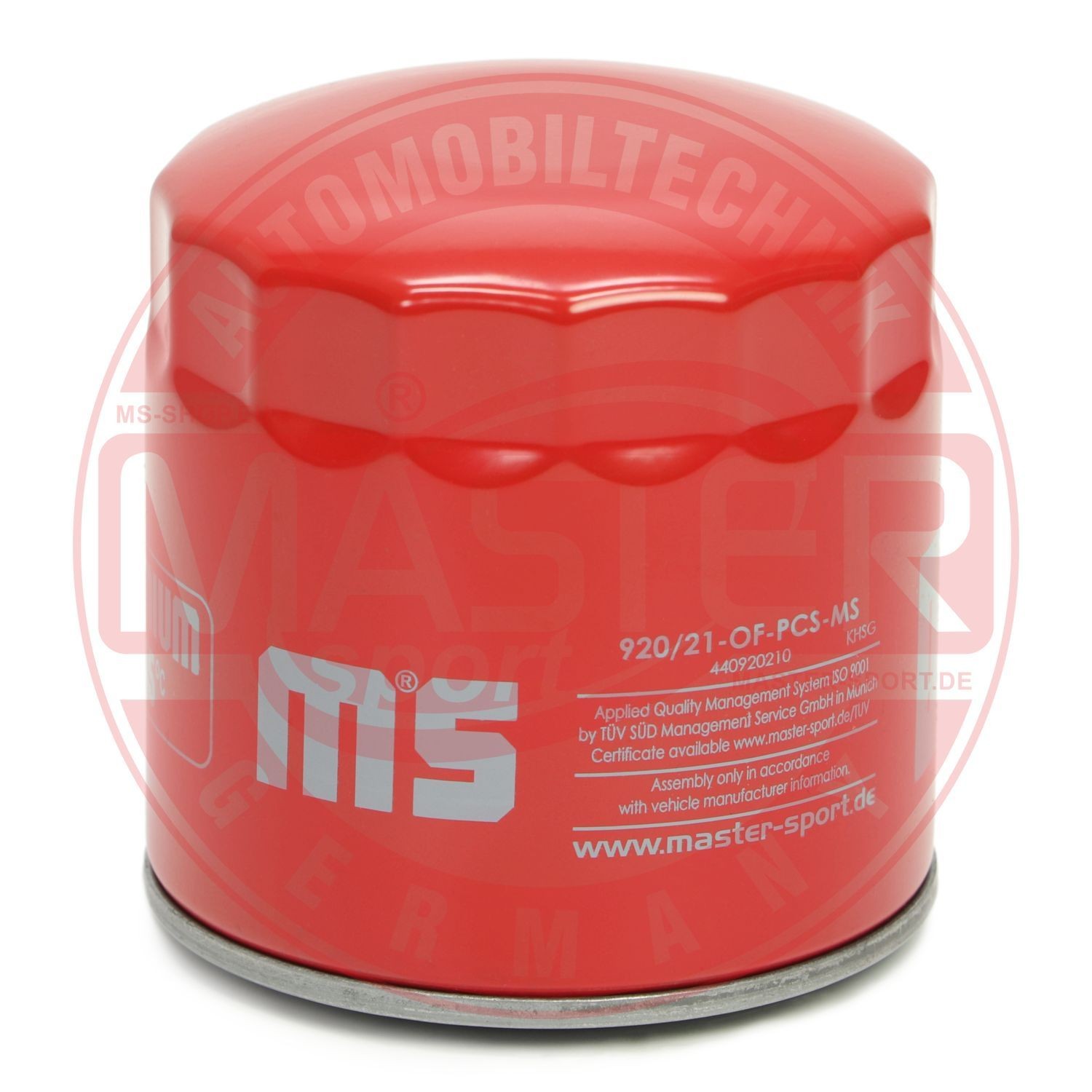 MASTER-SPORT 920/21-OF-PCS-MS Oil filter 3/4-16 UNF, with one anti-return valve, Filter Insert