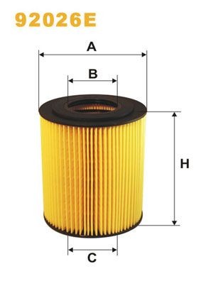 WIX FILTERS 92026E Oil filter 51.055.040.098