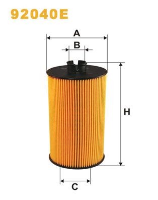 WIX FILTERS 92040E Oil filter 9041800009