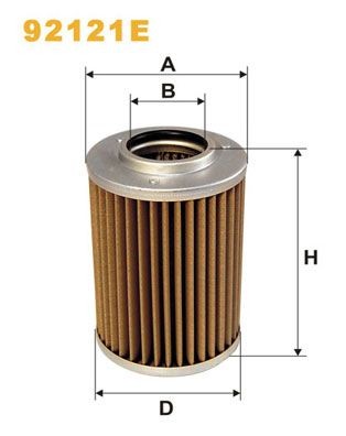 92121E WIX FILTERS Hydraulikfilter, Automatikgetriebe IVECO EuroTech MP