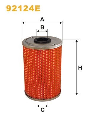 WIX FILTERS 92124E Oil filter A366 180 0609