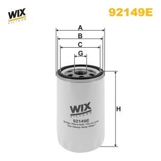 WIX FILTERS 92149E Oil filter AKU1033