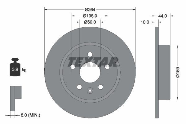 98200 2753 0 1 PRO TEXTAR PRO 92275303 Cam sensor Opel Astra K B16 1.4 Turbo 140 hp Petrol 2024 price