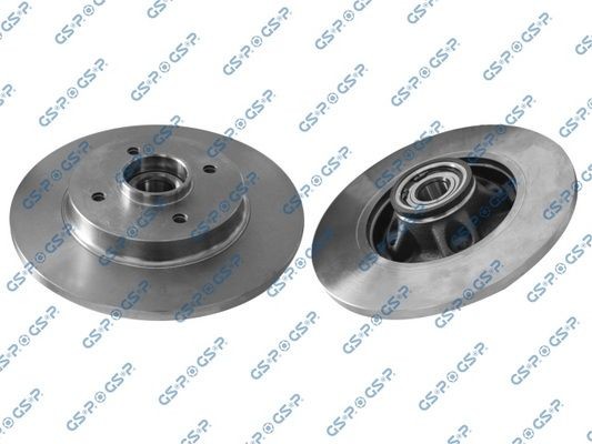 GHA230148 GSP 267,7x12mm, 4, solid Ø: 267,7mm, Rim: 4-Hole, Brake Disc Thickness: 12mm Brake rotor 9230148 buy
