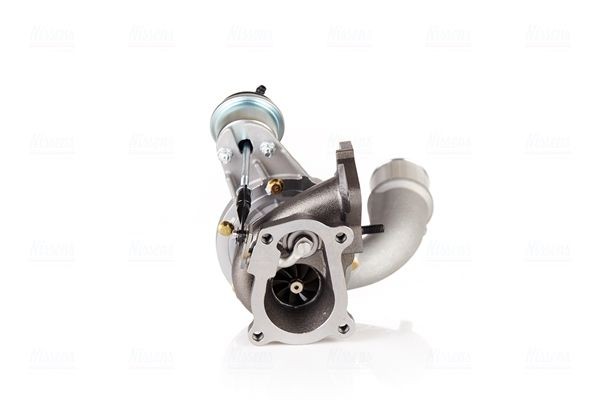 NISSENS 93035 Turbo Exhaust Turbocharger, Oil-cooled, Pneumatic, with gaskets/seals, Aluminium