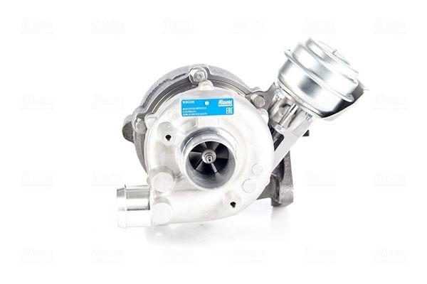 93038 NISSENS Turbocharger VW Exhaust Turbocharger, Oil-cooled, Pneumatic, with gaskets/seals, Aluminium