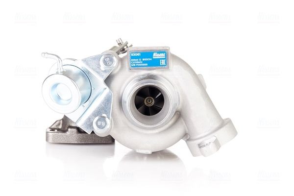 NISSENS 93061 Turbocharger Exhaust Turbocharger, Oil-cooled, Pneumatic, with gaskets/seals, Aluminium