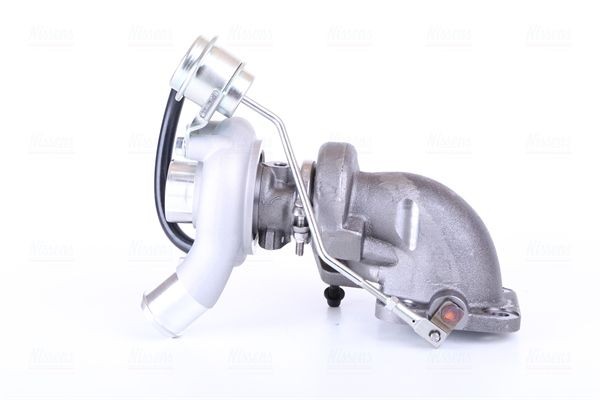 NISSENS 93075 Turbocharger Exhaust Turbocharger, Oil-cooled, Pneumatic, with gaskets/seals, Aluminium