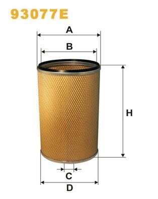93077E WIX FILTERS Luftfilter VOLVO NL