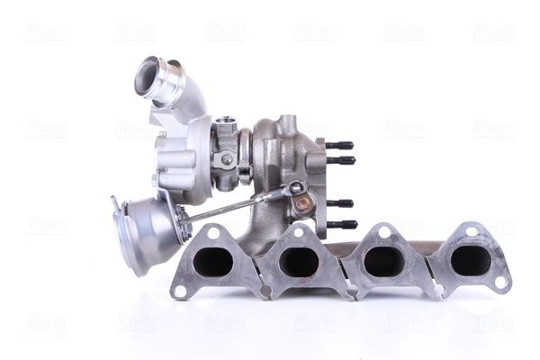 Turbocharger NISSENS Exhaust Turbocharger, Oil-cooled, Water-cooled, Pneumatic, with gaskets/seals, Aluminium - 93112