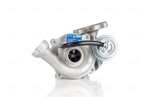 93132 NISSENS Turbocharger PEUGEOT Exhaust Turbocharger, Oil-cooled, Pneumatic, with gaskets/seals, Aluminium