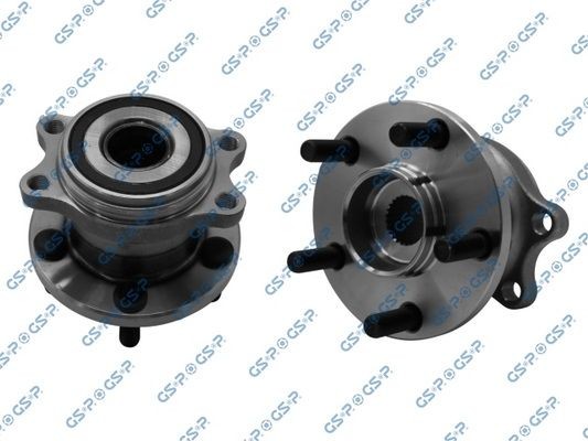 9325025 GSP Wheel bearings SUBARU Rear Axle Right, with integrated ABS sensor, 124 mm