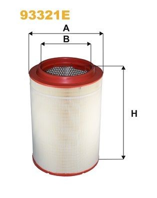 WIX FILTERS 93321E Luchtfilter 4127 2124