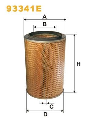 WIX FILTERS 93341E Air filter 9988728