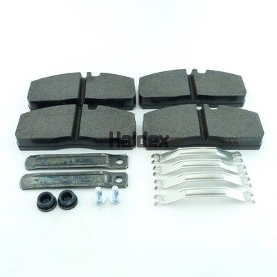 29274 HALDEX prepared for wear indicator, with accessories Height: 93,8mm, Thickness: 30mm Brake pads 93887 buy
