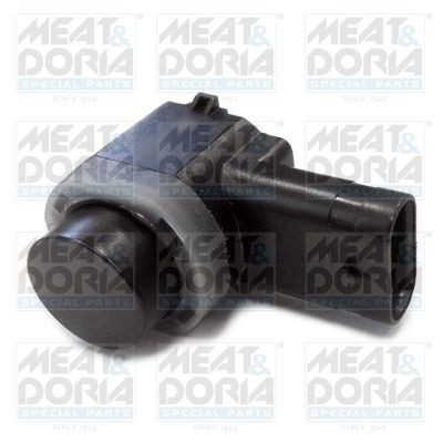 MEAT & DORIA 94508 Parking sensor Front, Rear, black, Ultrasonic Sensor