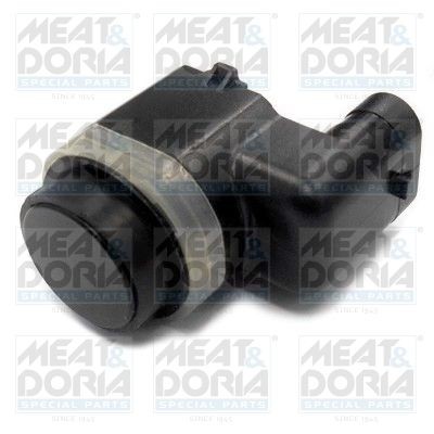 MEAT & DORIA 94539 Parking sensor Front, Rear, black, Ultrasonic Sensor