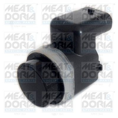 MEAT & DORIA 94549 Parking sensor Front, Rear, black, Ultrasonic Sensor