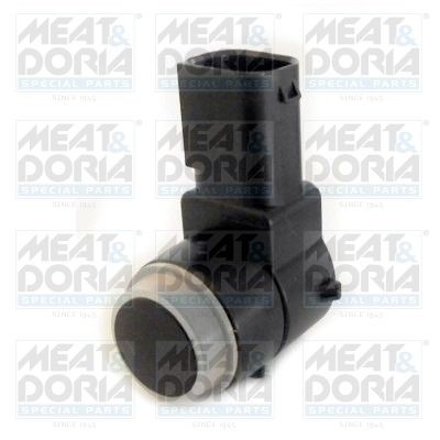 MEAT & DORIA 94584 Parking sensor Front, Rear, black, Ultrasonic Sensor