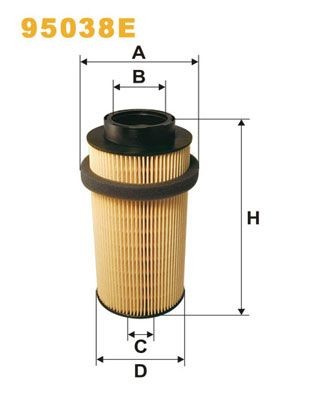 WIX FILTERS 95038E Fuel filter 1 784 782