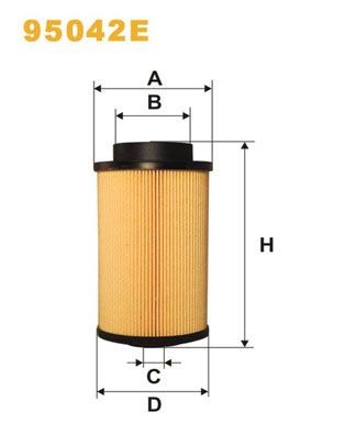 WIX FILTERS 95042E Fuel filter 100 393 08