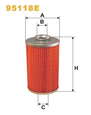 WIX FILTERS 95118E Fuel filter 931 260