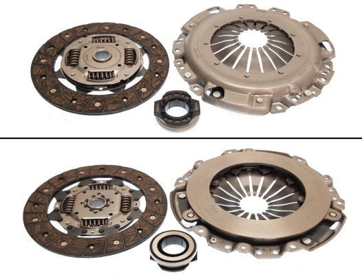 KAWE 957483 Clutch kit with clutch pressure plate, with clutch disc, with clutch release bearing, M 215